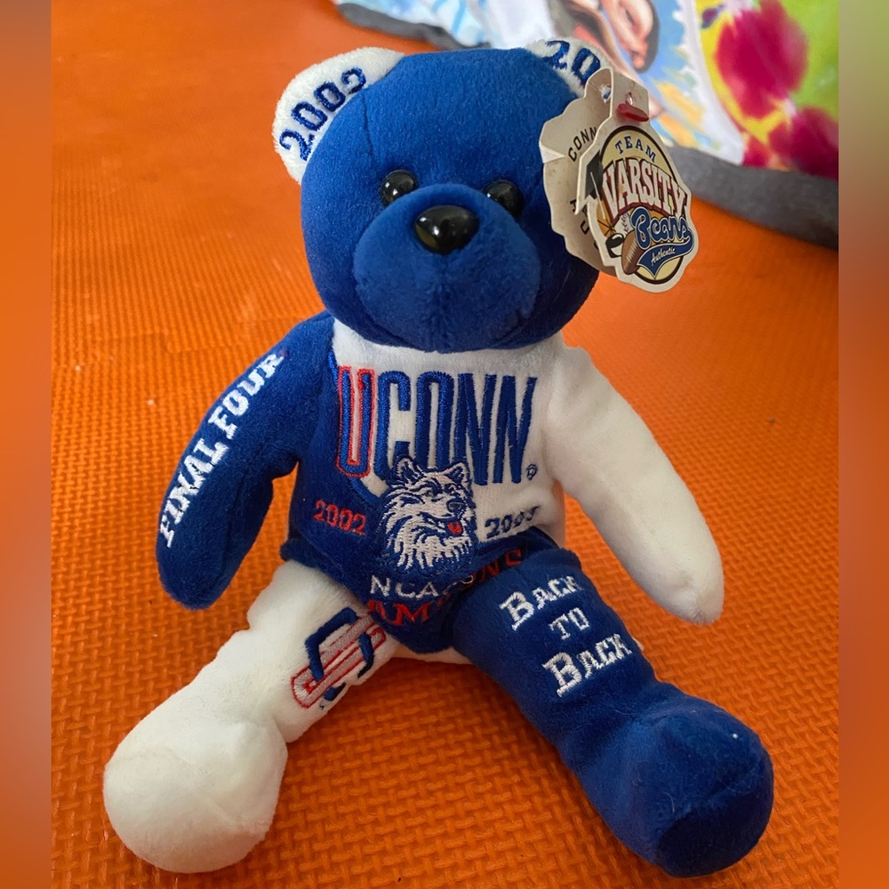 Vintage UCONN basketball collectable bear